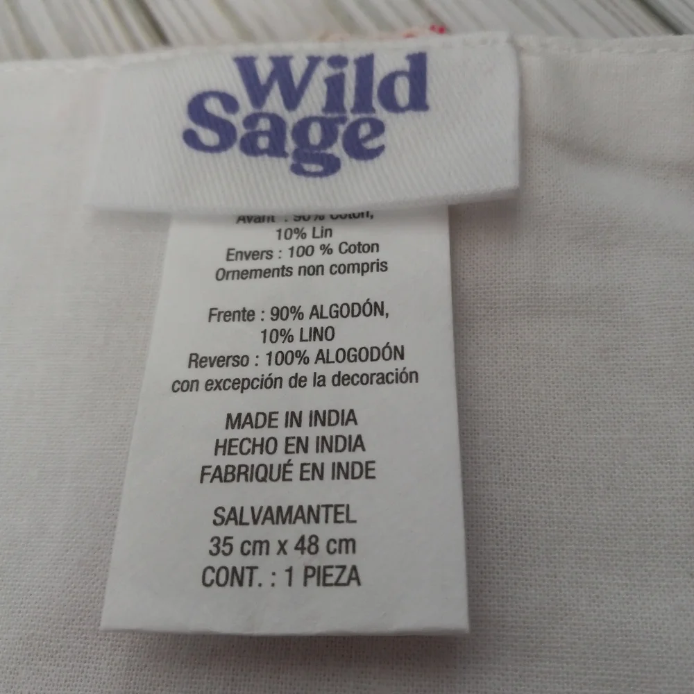 Wild Sage Delaney Crochet Placemats (Set of 2)